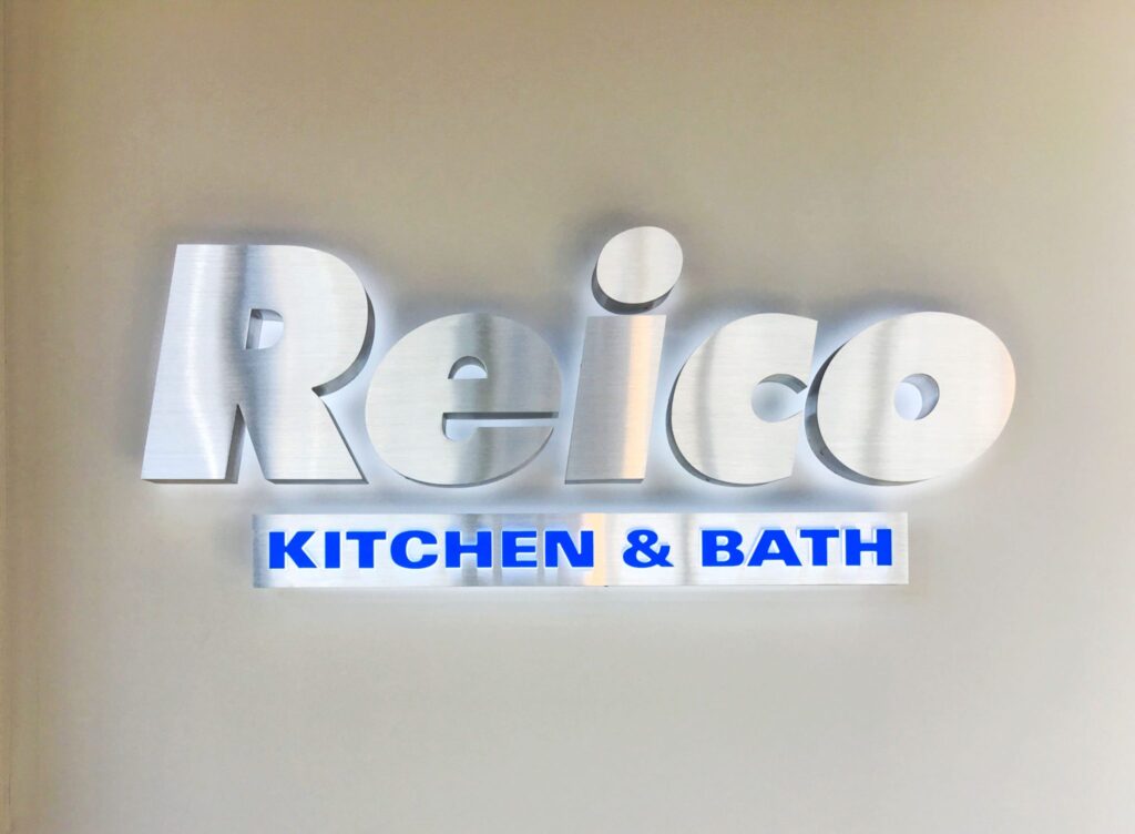 Reico Kitchen & Bath - Lobby Signs from The Sign Factory