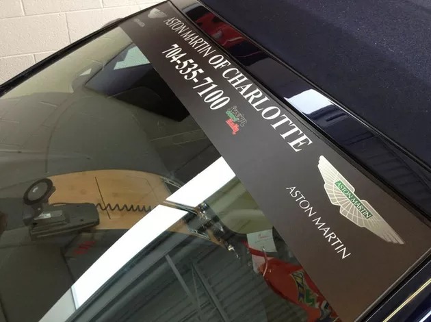 Windshield Pricing Number Stickers for Car Dealerships