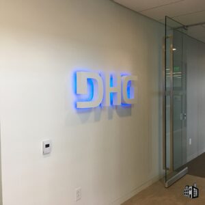 Illuminated Reverse Lit Channel Letters