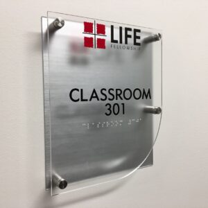 classroom sign
