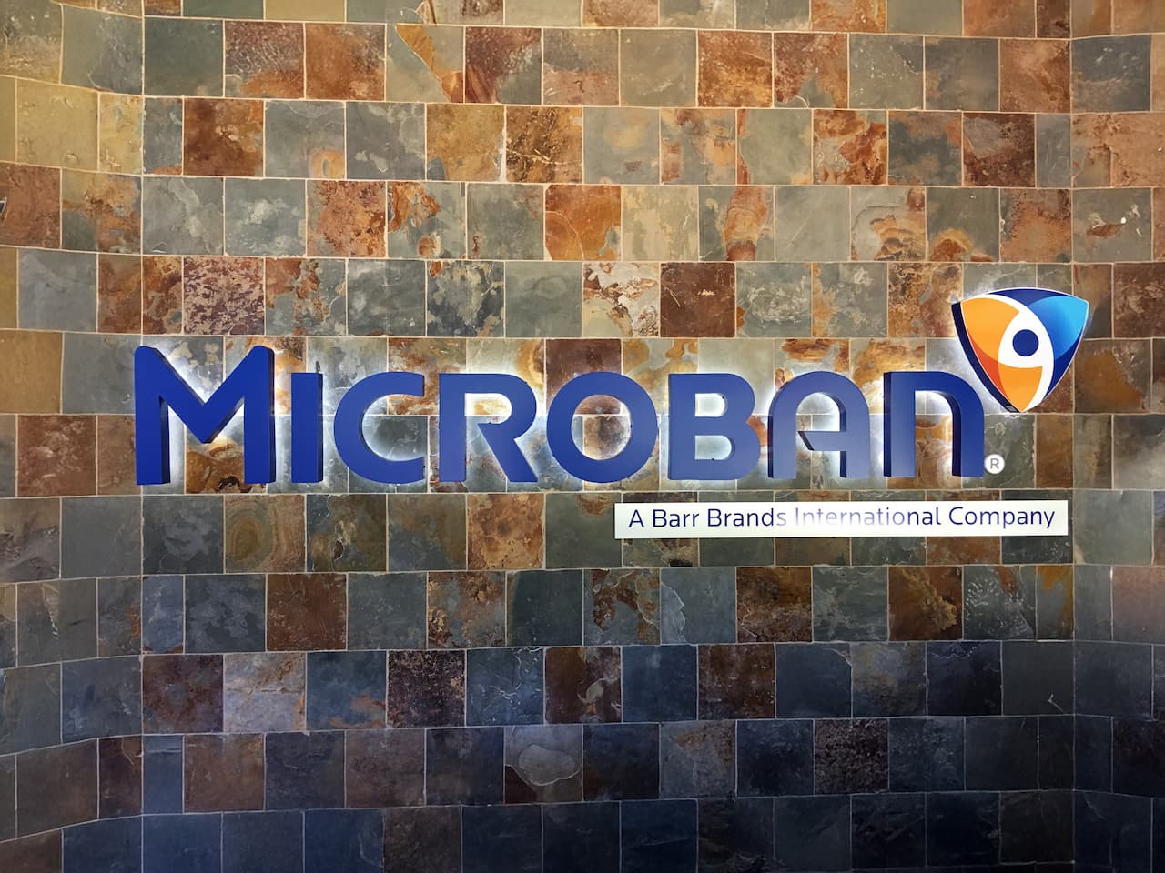 Microban Lobby Sign