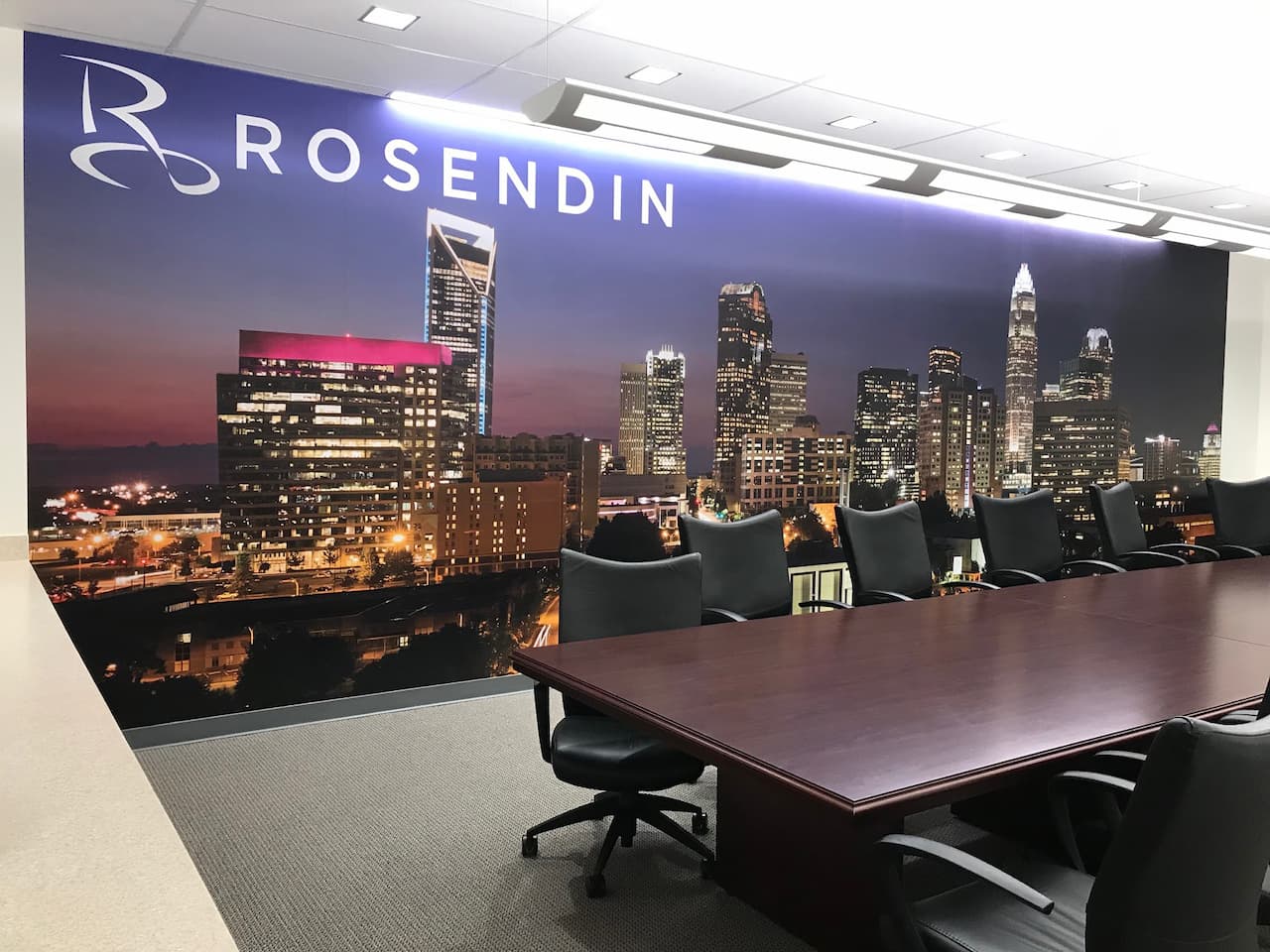 Interior wall graphics