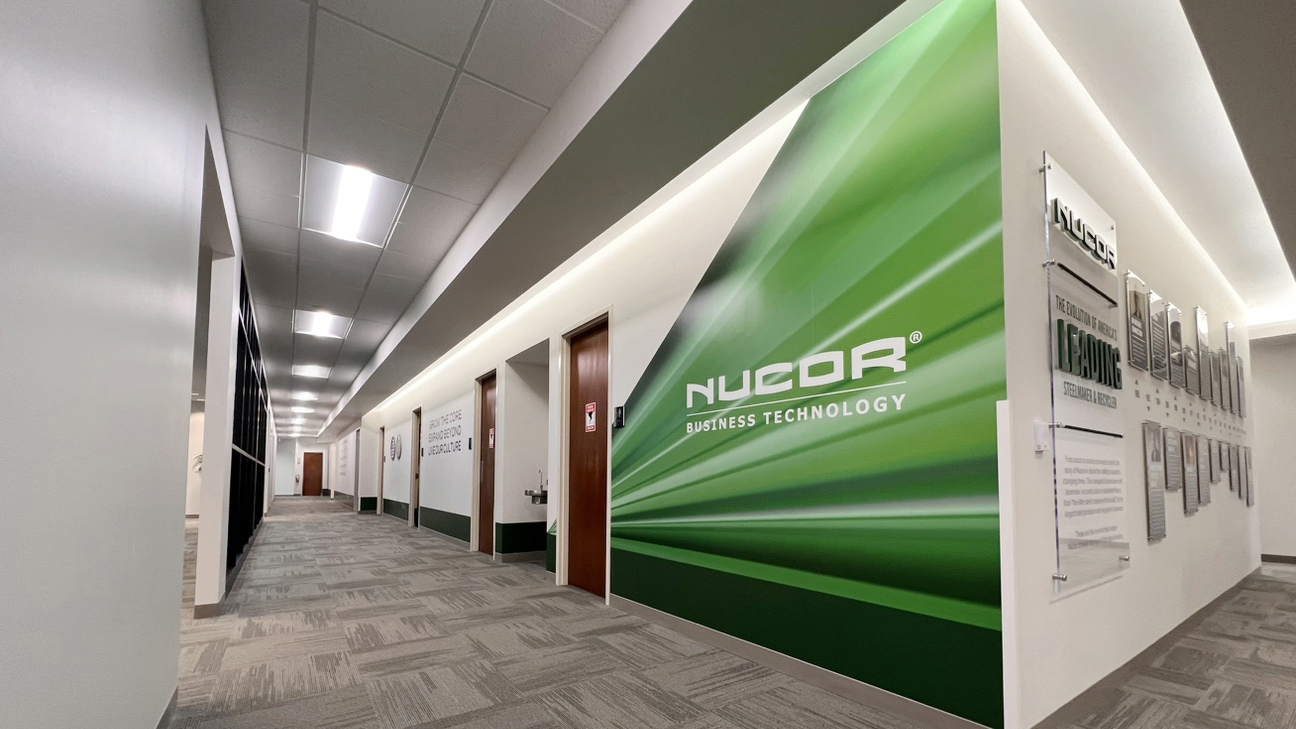 Nucor Business Technology Wall Graphics